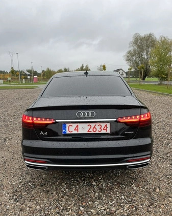 Audi A4 cena 139800 przebieg: 8000, rok produkcji 2022 z Gdańsk małe 106